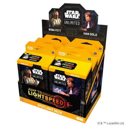 Star Wars Unlimited Jump to Lightspeed Spotlight: Deck Box