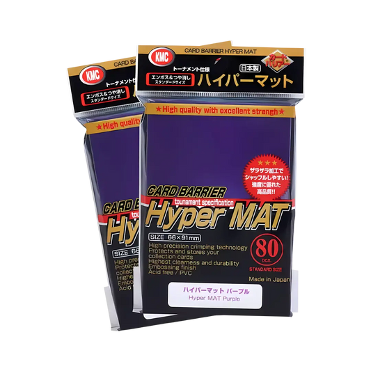 KMC - Standardhüllen Hyper Mat Stil Lila 80 Stück