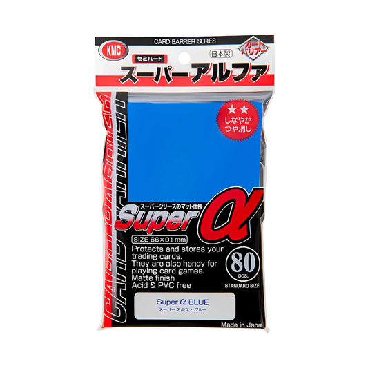 KMC - Standardhüllen Super A (Alpha) Stil Blau 80 Stück