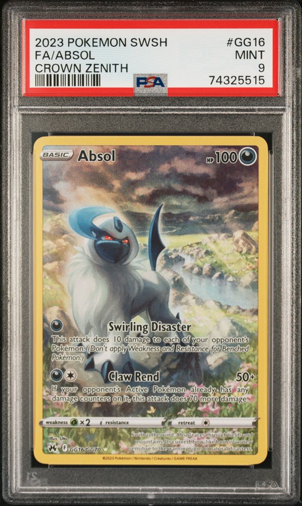 Absol (PSA 9) GG16/GG70 - Crown Zenith - Holofoil