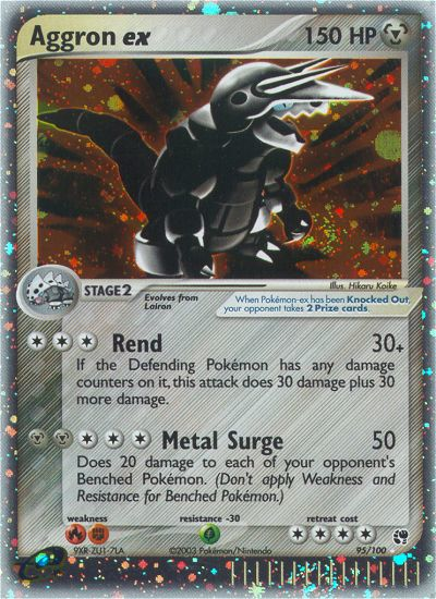 Aggron ex 95/100 - EX Sandstorm - Holofoil