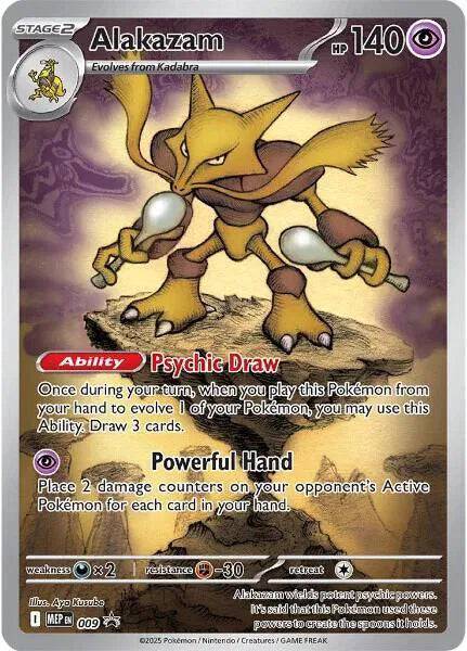 Alakazam 009 - Mega Evolution Promos - Holofoil