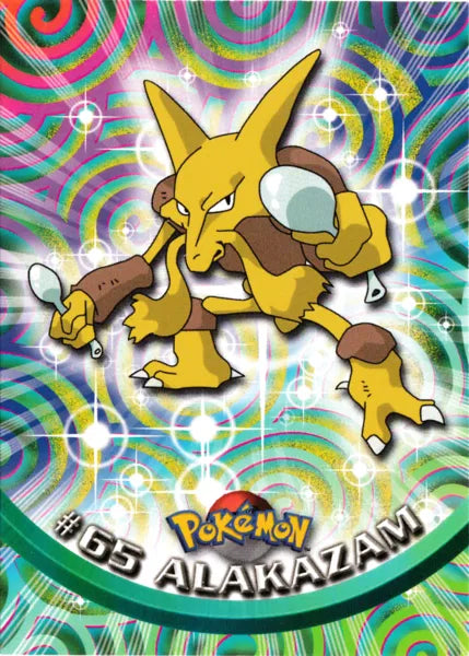 Alakazam 65 - Topps Series 1 - Base Chrome