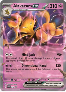Alakazam ex 050 – Scarlet & Violet Promo – Holofolie