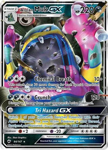 Alolan Muk GX 84/147 - Burning Shadows - Holofoil