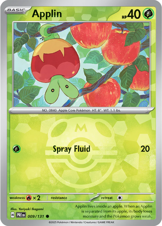 Applin 009/131 - Prismatic Evolutions - Master Ball Pattern