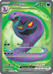 Arbok ex 185/165 - Scarlet & Violet 151 - Holofoil