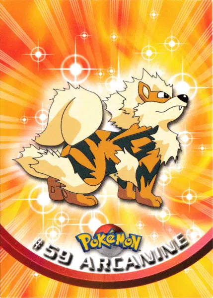 Arcanine 59 - Topps Series 1 - Normal