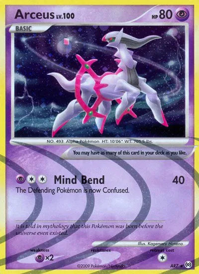 Arceus Lv.100 AR7 - Platinum Arceus - Holofoil