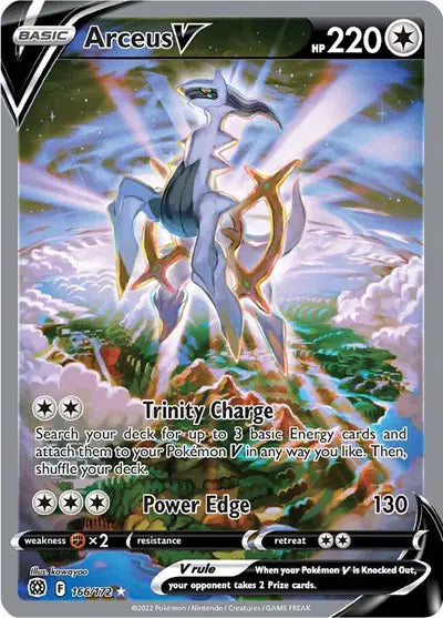 Arceus V 166/172 - Brilliant Stars - Holofoil