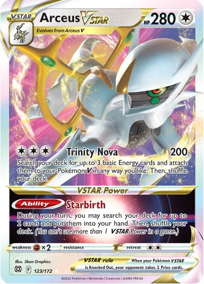 Arceus VSTAR 123/172 - Brilliant Stars - Holofoil