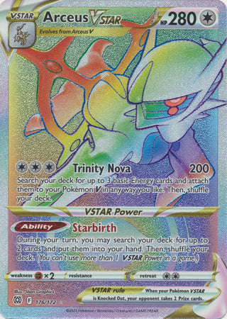 Arceus VSTAR 176/172 - Brilliant Stars - Holofoil
