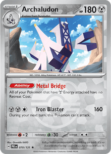 Archaludon 070/131 - Prismatic Evolutions - Master Ball Pattern