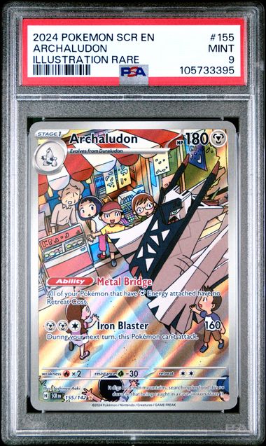 Archaludon (PSA 9) 155/142 – Stellar Crown – Holofoil