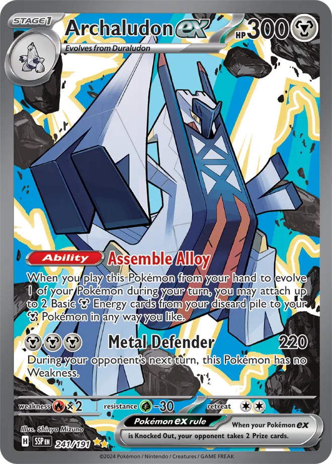Archaludon ex 241/191 - Surging Sparks - Holofoil