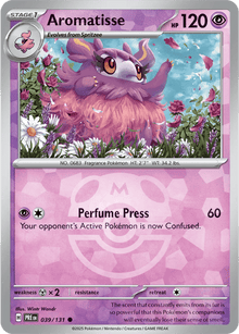 Aromatisse 039/131 - Prismatic Evolutions - Master Ball Pattern