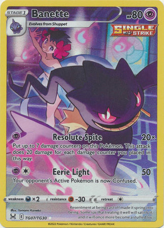 Banette TG07/TG30 – Verlorener Ursprung – Holofoil