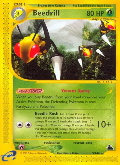 Beedrill 5/144 - Skyridge - Normal