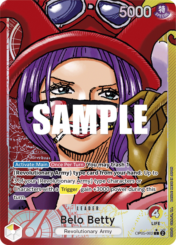 Belo Betty (Alternate Art) OP05-002 - Awakening of the New Era - Foil