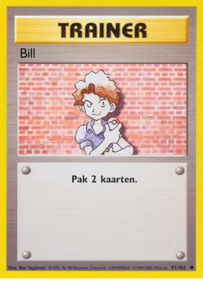 Bill (NL) 91/102 - Base Set (Unlimited) - Normal