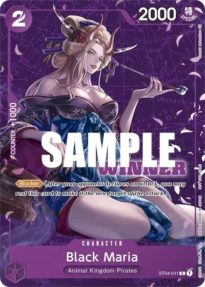 Black Maria (Tournament Pack Vol. 2) [Winner] ST04-011 - Promotion Cards - Foil