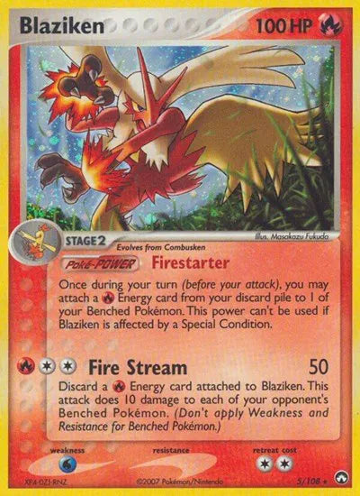 Blaziken 5/108 - EX Power Keepers - Holofoil