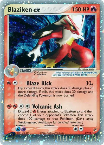 Blaziken ex 89/95 -  EX Team Magma vs Team Aqua - Holofoil