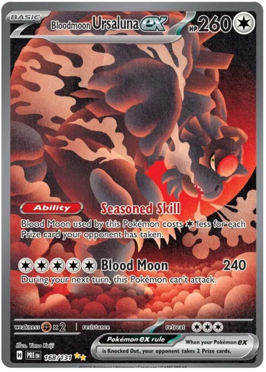 Bloodmoon Ursaluna ex 168/131 - Prismatic Evolutions - Holofoil