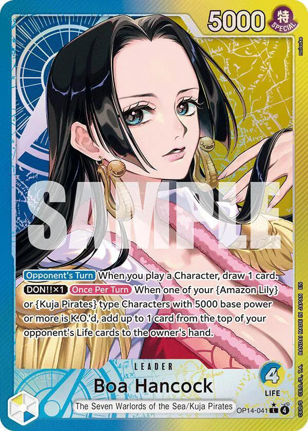 Boa Hancock (Alternate Art) OP14-041 - The Azure Sea's Seven - Foil