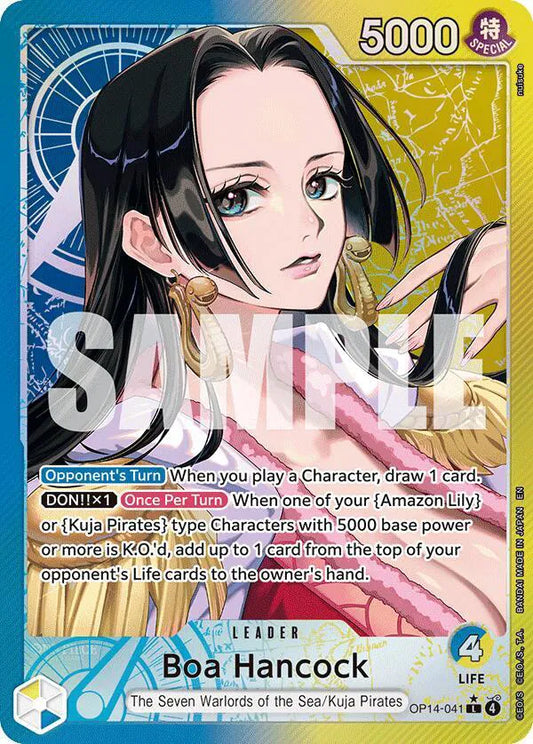 Boa Hancock (Alternate Art) OP14-041 - The Azure Sea's Seven - Foil
