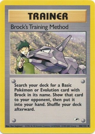 Brock's Training Method 106/132 - Gym Heroes (Unlimited) - Normal