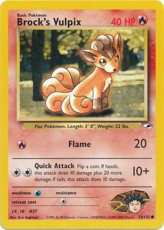 Brocks Vulpix 73/132 – Gym Heroes (Unbegrenzt) – Normal