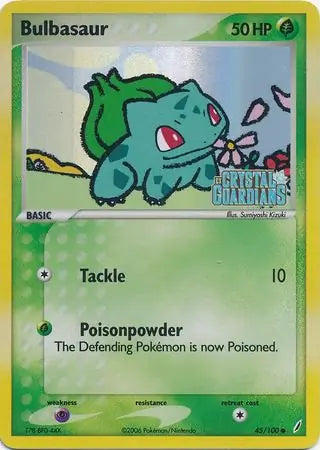Bulbasaur 45/100 - EX Crystal Guardians - Reverse Holofoil