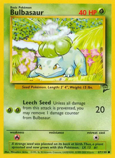 Bulbasaur 67/130 - Base Set 2 - Normal