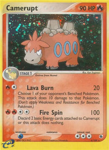 Camerupt 4/109 - EX Ruby & Sapphire - Holofoil