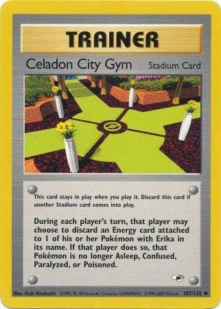 Celadon City Gym 107/132 - Gym Heroes (Unlimited) - Normal