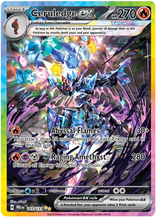 Ceruledge ex 147/131 - Prismatic Evolutions - Holofoil