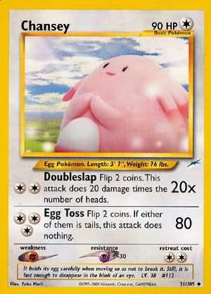 Chansey 31/105 – Neo Destiny (Unbegrenzt) – Normal