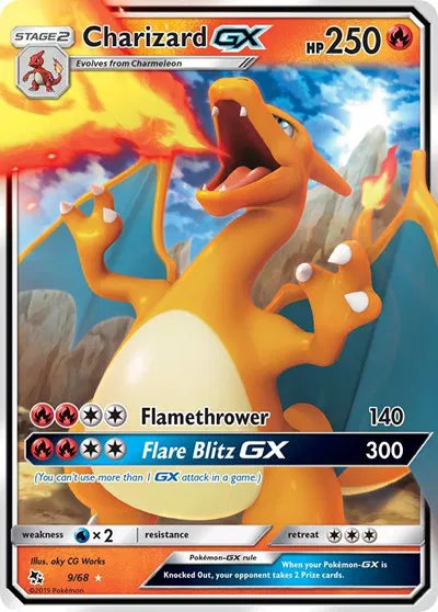 Charizard GX 9/68 - Hidden Fates - Holofoil