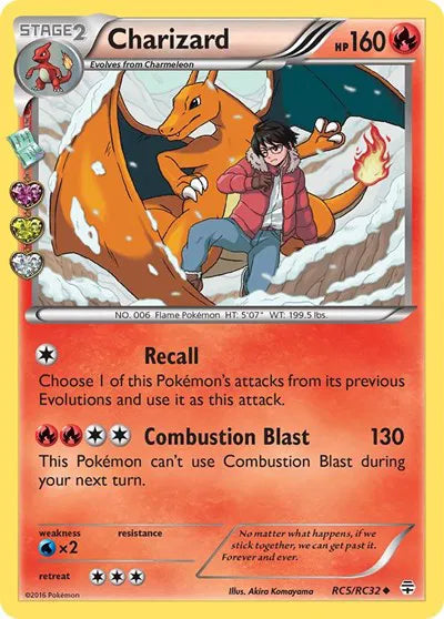 Charizard RC5/RC32 - Generations: Radiant Collection - Holofoil