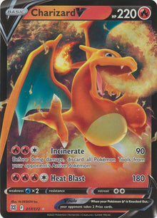 Charizard V 017/172 - Brilliant Stars - Holofoil