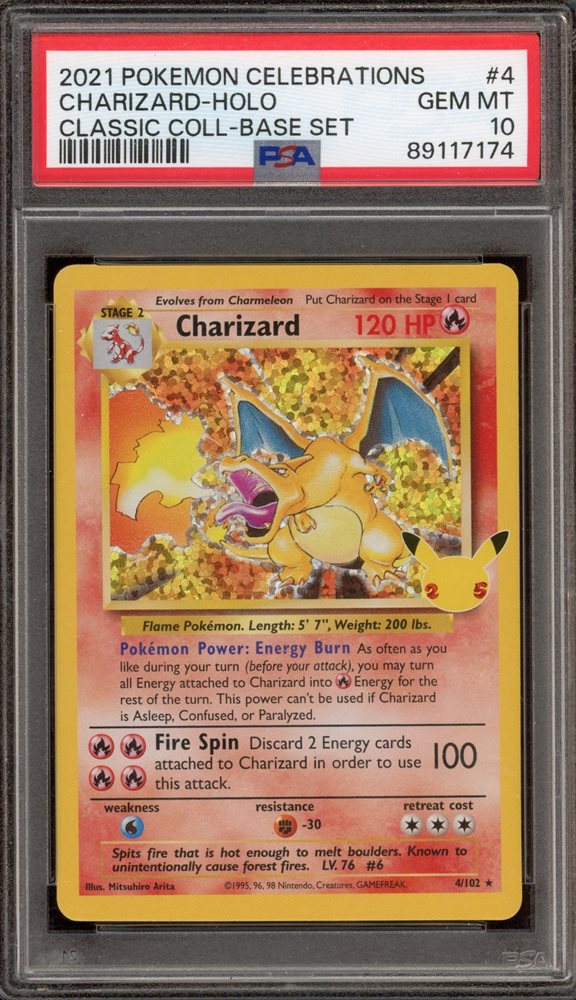 Charizard (PSA 10) 4/102 - Celebrations: Classic Collection - Holofoil