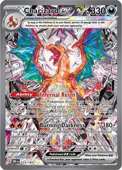 Charizard ex 223/197 - Obsidian Flames - Holofoil