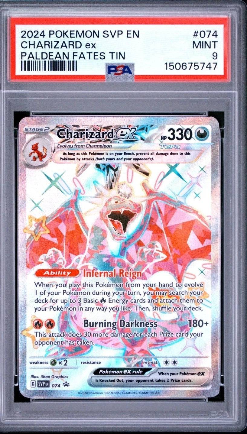 Charizard ex (PSA 9) 074 - Scarlet & Violet Promo - Holofoil