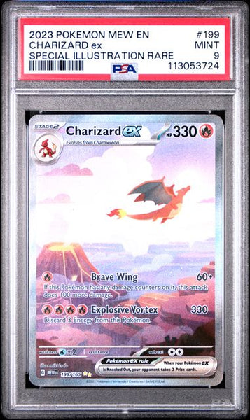 charizard pokemon card 151 Charizard ex (PSA 9) 199/165 - Scarlet & Violet 151
