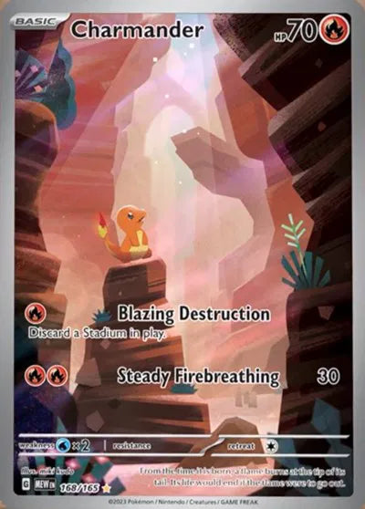 Charmander 168/165 - Scarlet & Violet 151 - Holofoil