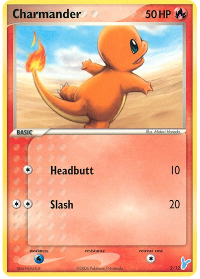 Charmander 2/12 - EX Trainer Kit 2  - Normal