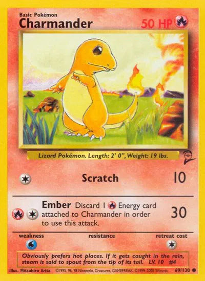 Charmander 69/130 - Base Set 2 - Normal