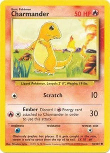 Charmander 46/102 - Base Set (Unlimited) - Normal