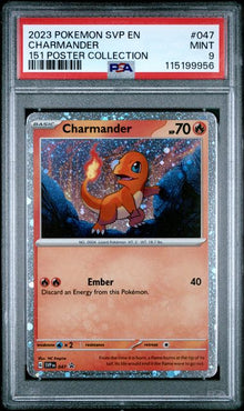 Charmander (PSA 9) 047 – Scarlet & Violet Promo – Cosmos Holo